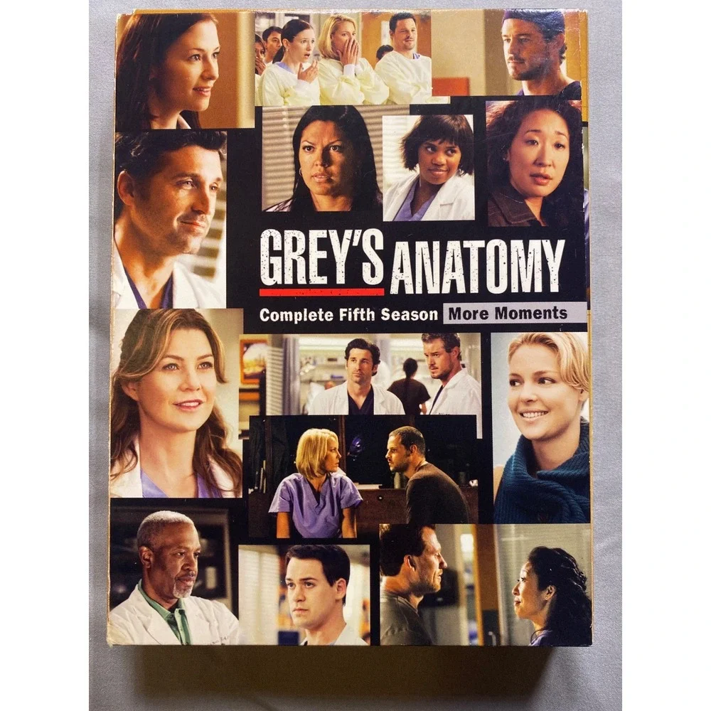 Greys Anatomy Complete Fifth Season More Moments 7-Disc DVD Box Set ABC Studios - Picture 3 of 11